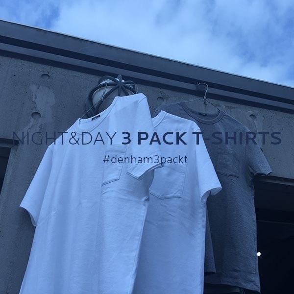 デンハム「NIGHT&DAY 3 PACK T-SHIRTS」日本限定発売！ | Dig-it