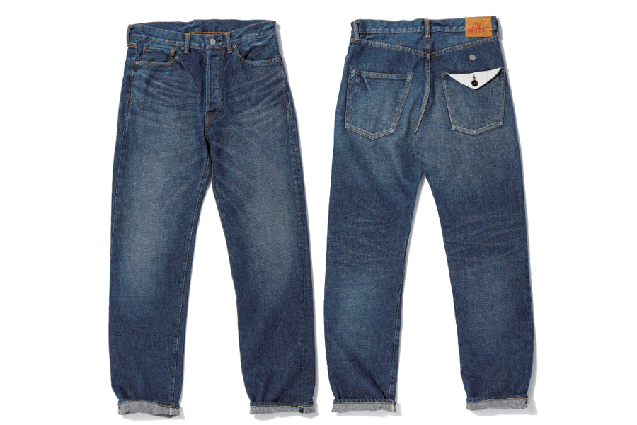 KATO' AAA STRAIGHT FIT DENIM PANTS