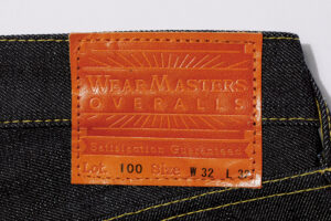 【ウエアマスターズ（WEARMASTERS）の傑作ジーンズ】王道のスタイルの中に独自のディテールをミックス。