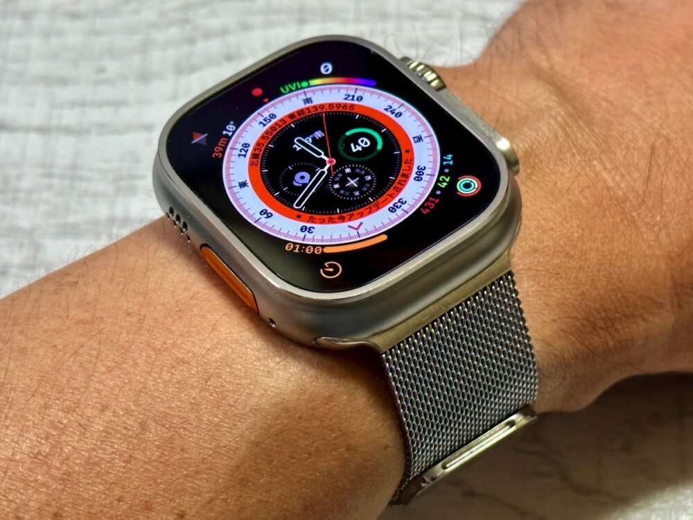 新作！ Apple Watch ultra アップル ウォッチ ウルトラ チタン