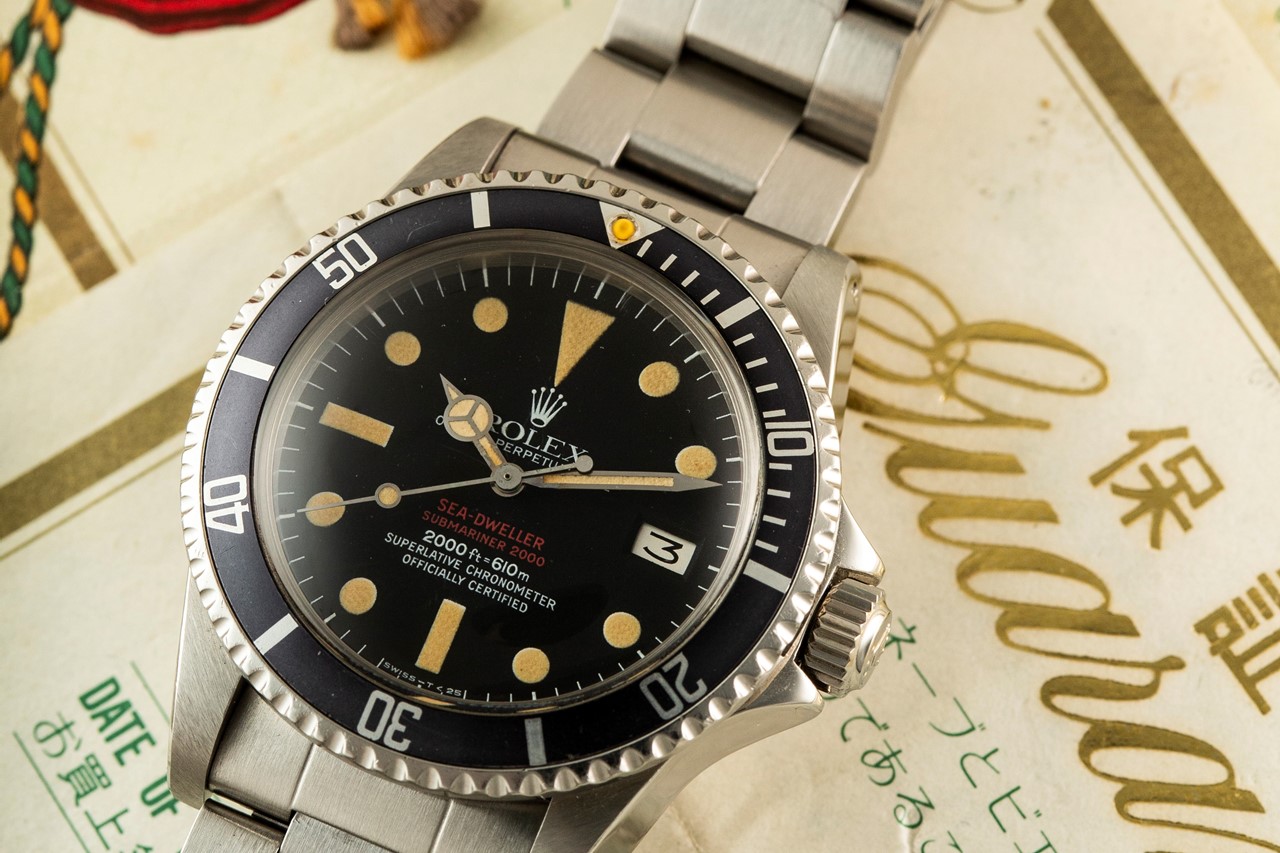 近年、急騰しているフルセットの赤シード。｜Rolex Ref.1665 Red SEA 