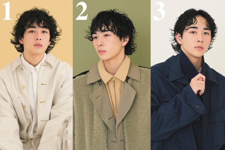 ズボラ男子におすすめ！ リッジ強めのパーマなら３WAYでヘアアレンジ自由自在。