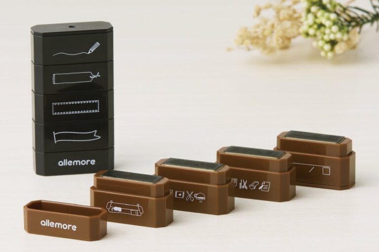 4つの絵柄が一つになったコンパクトな連結スタンプで持ち運びやすい！ 新ブランド「allemore」より『nototo join』発売