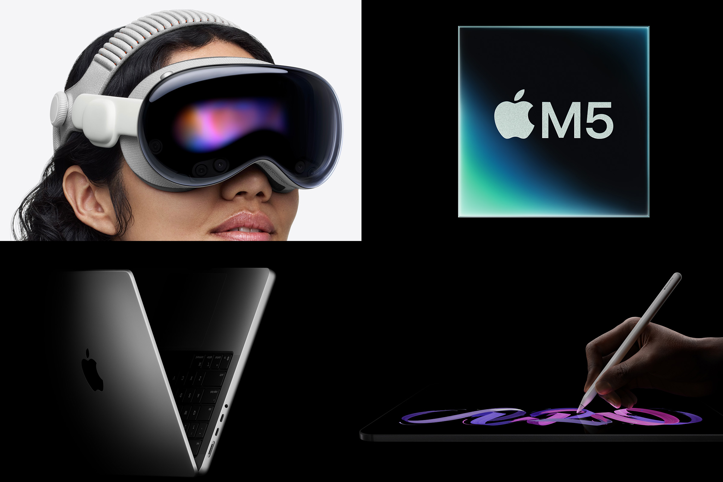 アップルM5チップ発表。MacBook Pro、iPad Pro、Vision Proの3モデルを
