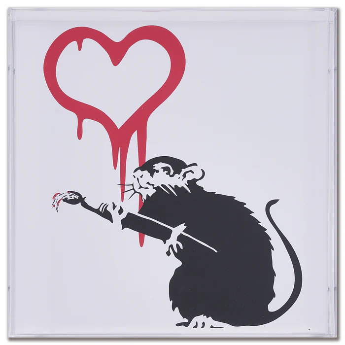 【11/15まで期間限定販売】【限定20枚】LOVE RAT / バンクシー