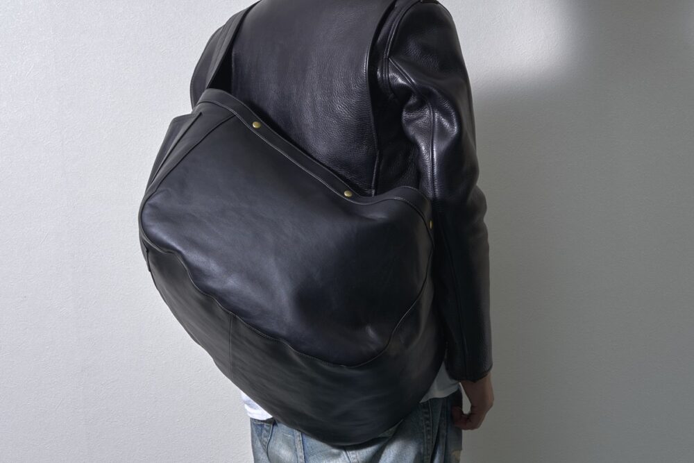 池田工芸 × Lightning T-core Leather Lover Bag 茶芯ニュースペーパーバッグ