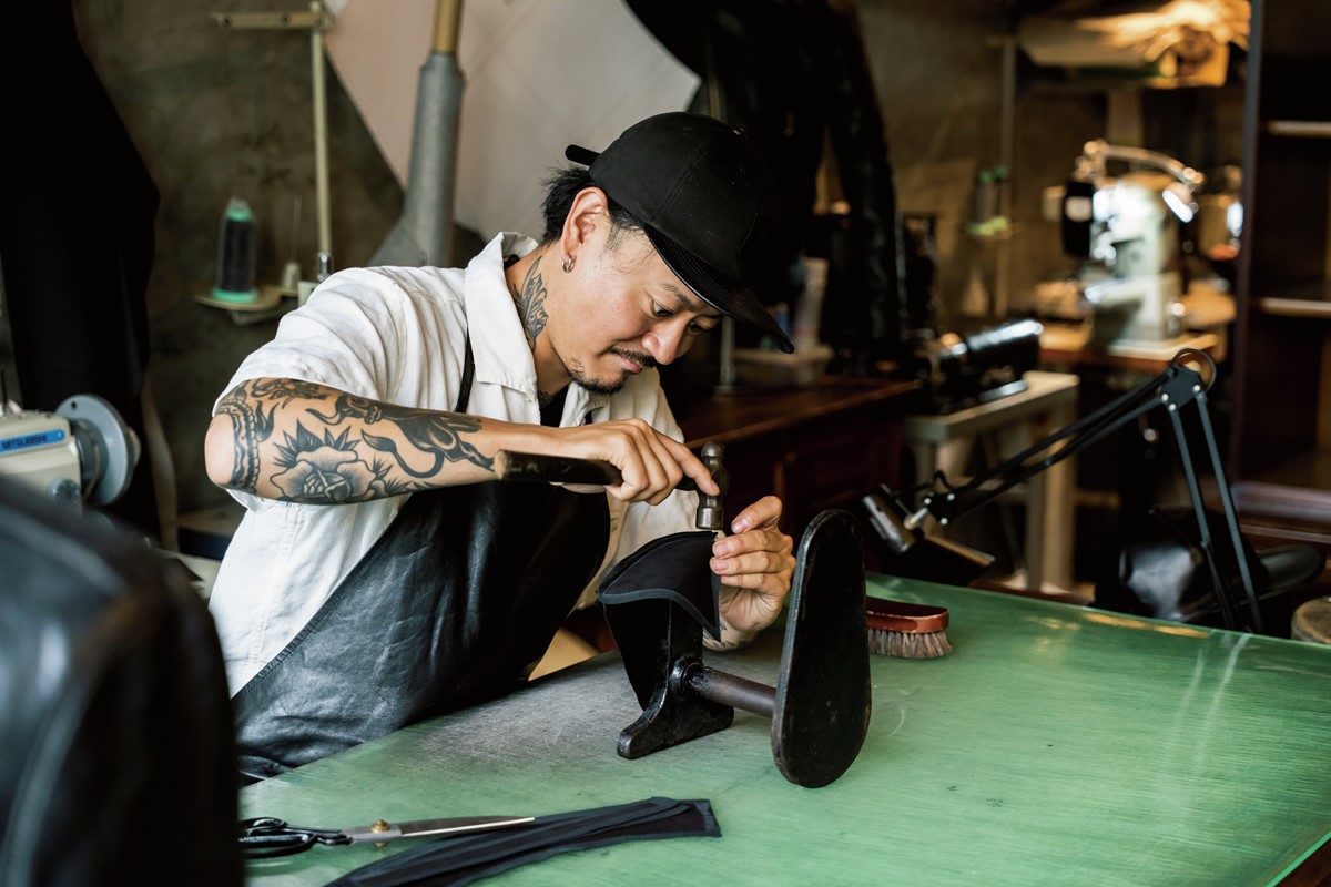 革ジャン職人が手掛ける、経年変化するレザーハット気にならない？