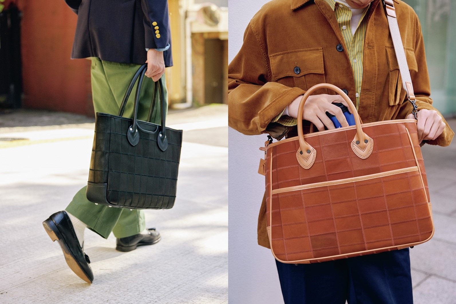 グラブレザーと、街を歩く。グラブメーカーが作るバッグブランドに注目