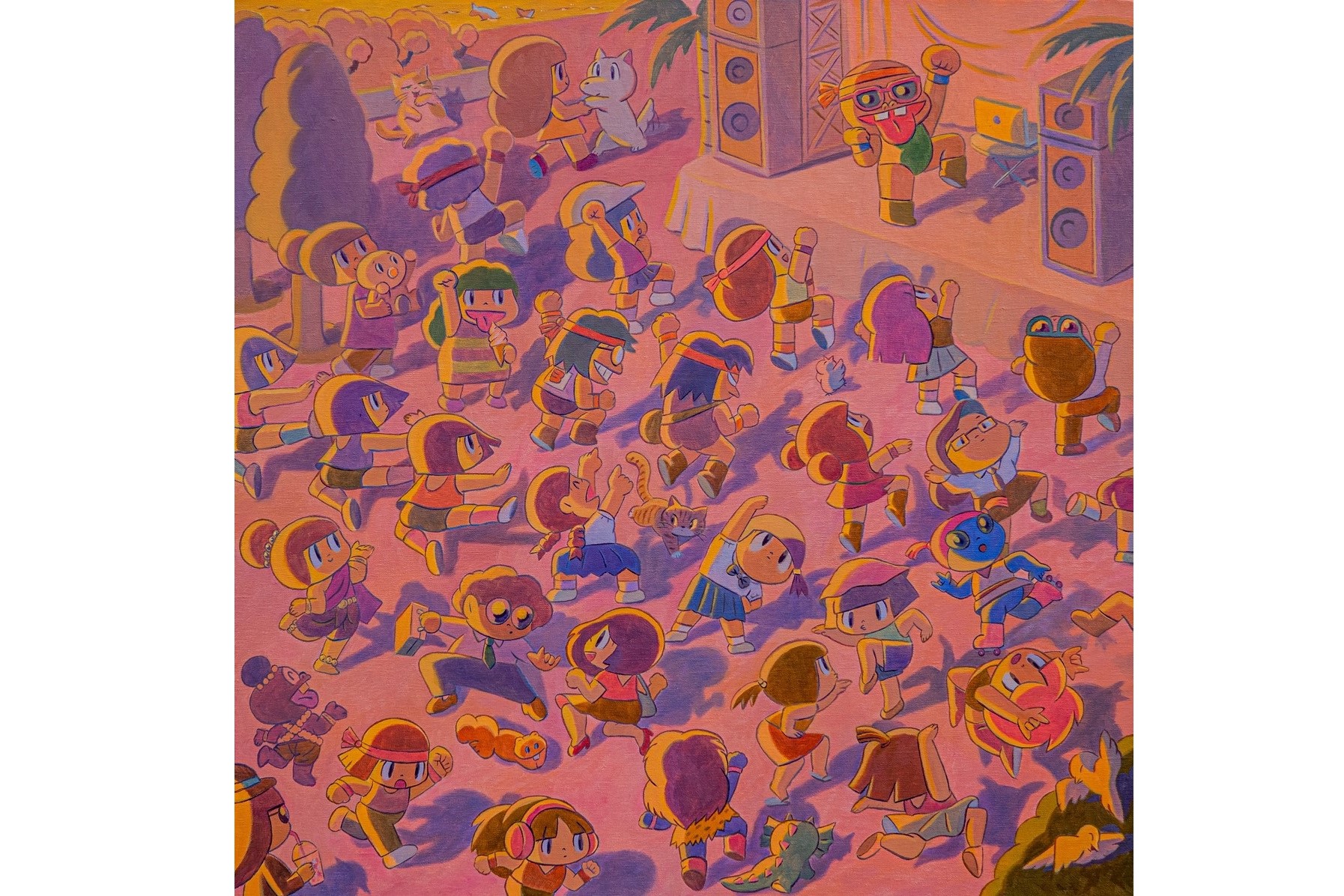 OIL by 美術手帖ギャラリーでウィスット・ポンニミットの個展「DANCE