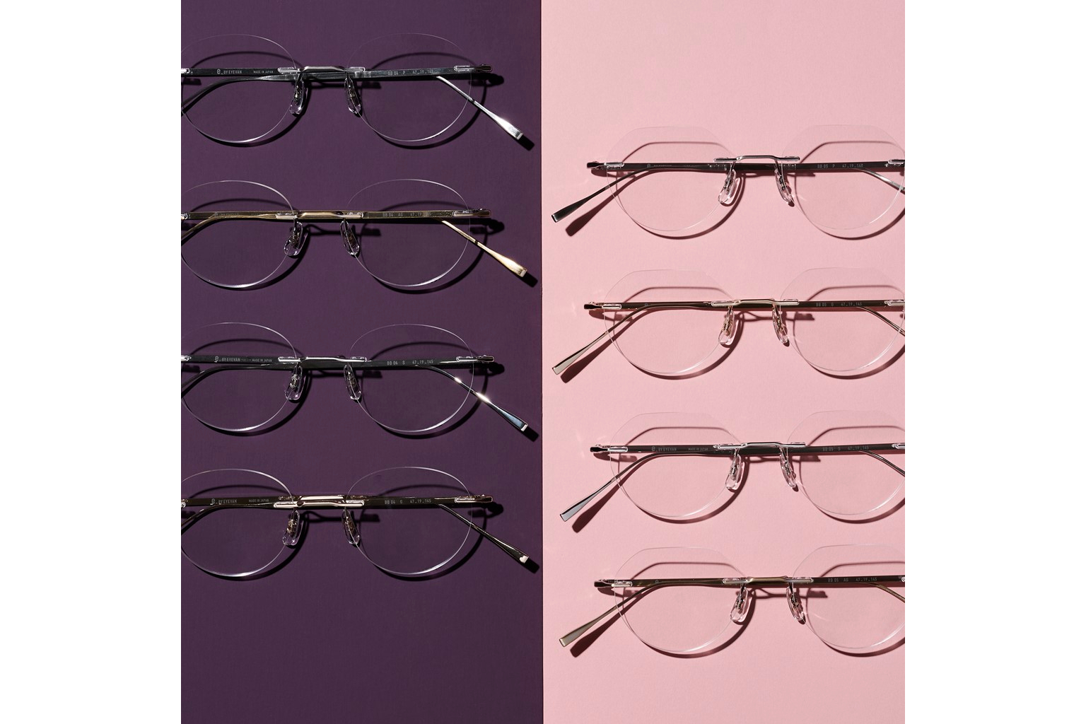 ブランド初のリムレスモデルが登場！ 「e_BY EYEVAN」3rdコレクション