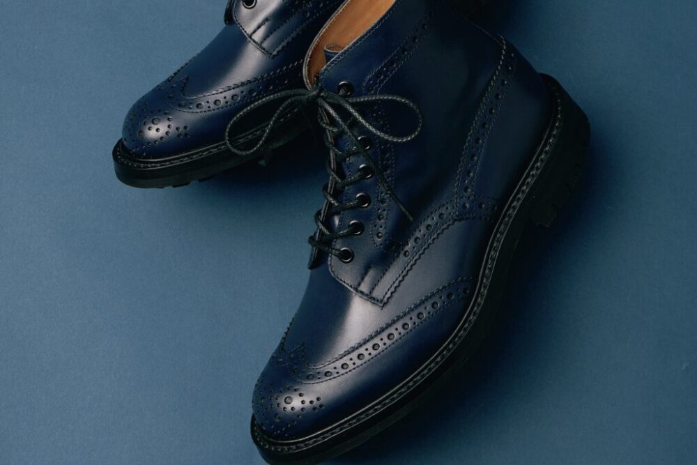【Tricker’s × 2nd】STOW NAVY CALF